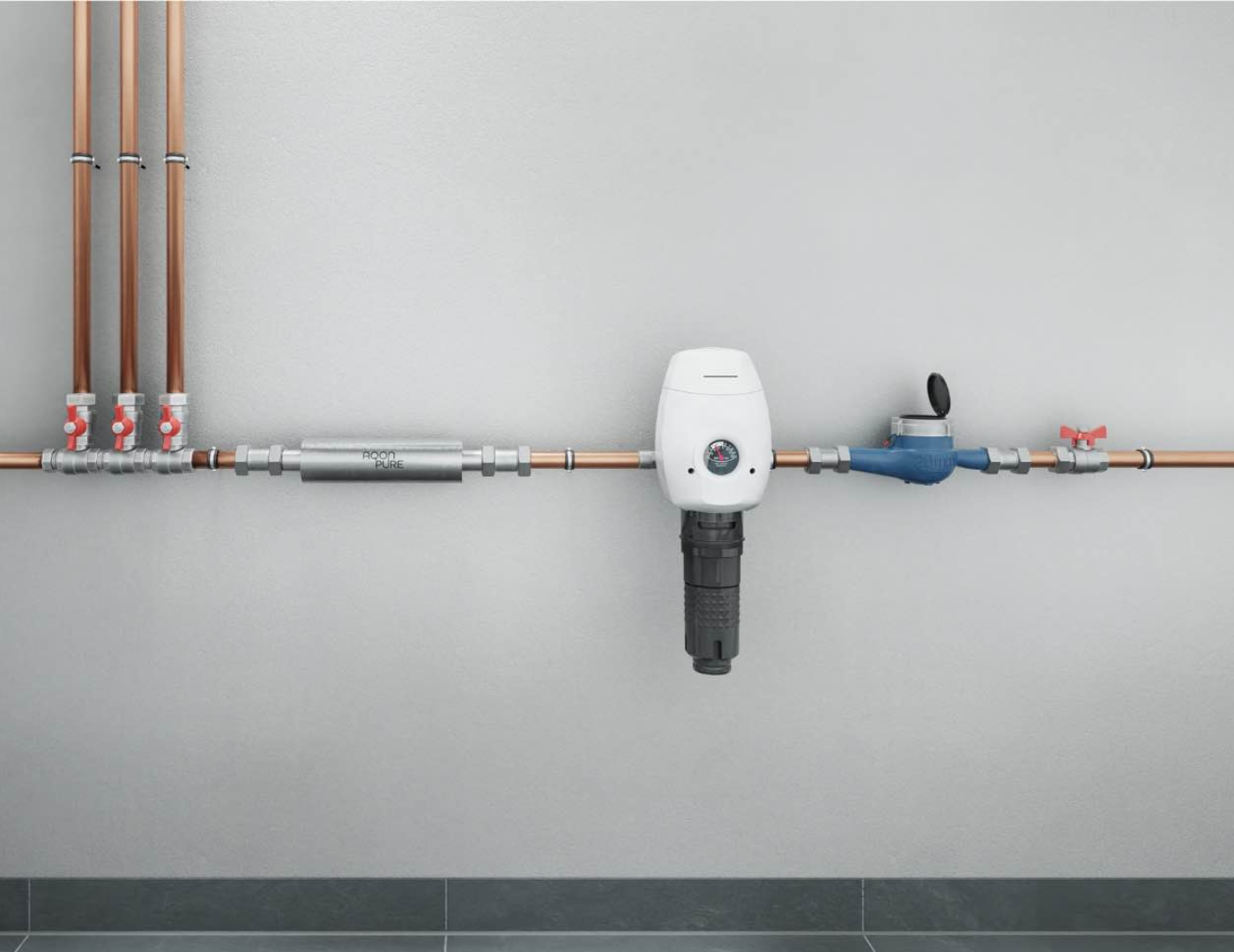 Lebensdauer bis zu 20 Jahre / Einmal eingebaut reduziert AQON PURE wirksam Kalkablagerungen und das bis zu 20 Jahre. In dieser Zeit sparen Sie sich kostspielige Wartung oder das Nachfüllen von Salz.