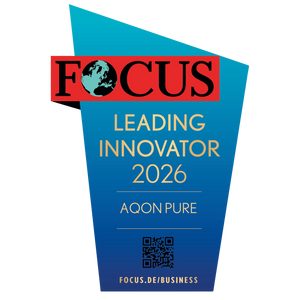 AQON PURE wurde als Leading Innovator 2026 ausgezeichnet
